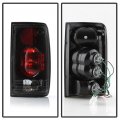 Acanii For 1989-1995 Toyota Pickup Truck Blackk Housing Rear Tail Lights Brake Lamps Assembly Aftermarket Left Right