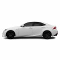 Slickmod Chrome Delete Blackout Vinyl Overlay For 2014-2020 Lexus Is 300 350 200t Window Trim Gloss Black 