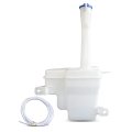 Auto Dynasty Ki1288118 Factory Style Car Windshield Washer Reservoir Tank Cap Fluid Pump For Forte Hatchback 11-13 White 