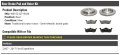 Rear Semi Metallic Brake Pads And Rotor Kit For 2007-2017 Ford Expedition