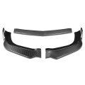 Auto Dynasty 3pcs Factory Style Car Front Bumper Lip With Side Canards Compatible Dodge Charger Srt 11-14 Carbon Fiber Look