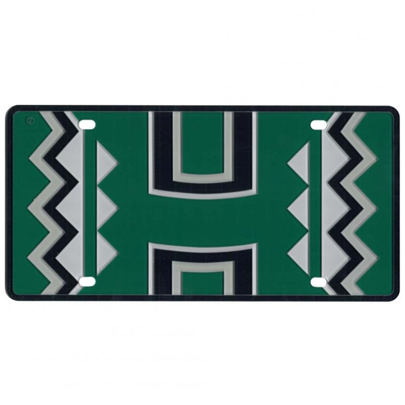 Stockdale Hawaii Warriors Full Color Mega Inlay License Plate