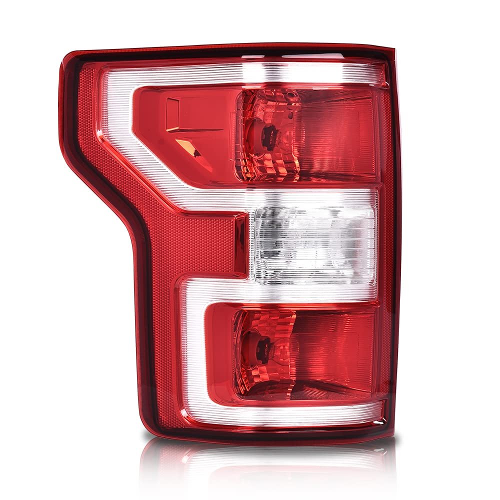 Left Driver Rear Brake Tail Light Assembly For Ford F150 2018 2019 2020 Red Lamps With Bulbs And Wiring Harness