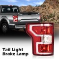 Left Driver Rear Brake Tail Light Assembly For Ford F150 2018 2019 2020 Red Lamps With Bulbs And Wiring Harness