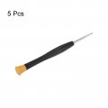 Uxcell 5pcs Precision Phillips Screwdriver 1 5mm Cross Head With Swivel Lid For Watch Eyeglasses Electronics Repair
