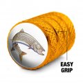 Lake Trout Fishing Valve Stem Caps For Tire Rim Wheel Aluminum Yellow