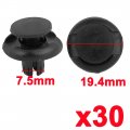Uxcell 30 X 7 5mm Rivets Fastener Fender Bumper Pin Clips