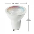 Satco S11271 5 5w Mr16 Cct Selectable Led Replacement Lamp-2 2 Inches Wide Finish Color Clear Rendering Index 80