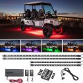 Ledglow 4pc Expandable Million Color Led Electric 6-seater Limo Golf Cart Underglow Accent Neon Lighting Kit For Ezgo Yamaha