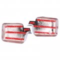 Newyall Pack Of 2 Left And Right Chrome Full Door Side Mirror Cover Cap
