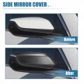 Uxcell 1 Pair Car Exterior Side Mirror Cover Trim Rear View Housing Door Wing Covering Cap No 84026841 84026842 For Chevrolet