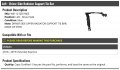 Left Driver Side Upper Radiator Support Tie Bar Compatible With 2018-2019 Chevy Equinox