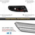 Vipmotoz Full Led Strip Side Marker Lights Fender Parking Lamps Compatible With 2000-2006 Mercedes-benz S Class W220 S350 S430