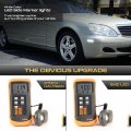 Vipmotoz Full Led Strip Side Marker Lights Fender Parking Lamps Compatible With 2000-2006 Mercedes-benz S Class W220 S350 S430