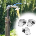 90 Degree Cast Pipe Fitting 3 Pcs 1 2 To Female Npt Threaded 304 Stainless Steel Street Elbow Thread Inner Outer Teeth Plumbing 