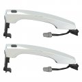 Front Driver And Passenger Side Outside Door Smart Key Handle For Hyundai Tucson 2016-2021 2pcs 