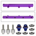 Pksabb High Flow Fuel Injector Rail For Honda Civic Acura Integra B16 B18 Eg Ek B-series Engines 1990-2001