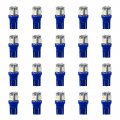 20x Blue Led Lamps For License Plate Dome Map Gauge Dashboard Interior Light Bulb 161 168 184 192 193 259 280 