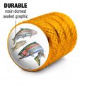 Rainbow Trout Fishing 8 Valve Stem Caps For Tire Rim Wheel Aluminum Yellow