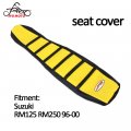 Jfg Racing Yellow Black Gripper Soft Seat Cover Rubber Skin Covers For Rm125 Rm250 1996 1997 1998 1999 2000 Dirtbike