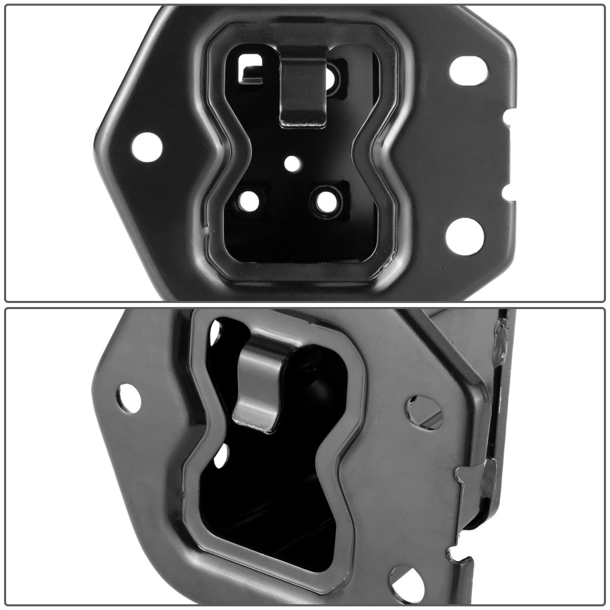 Front Bumper Cover Support Bracket For Honda Civic 2006-2011 Passenger Right Side Ho1067107 Polished Black Steel