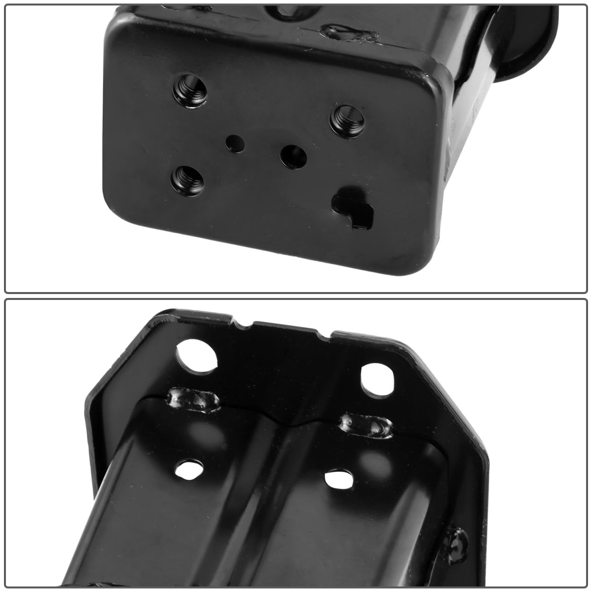 Front Bumper Cover Support Bracket For Honda Civic 2006-2011 Passenger Right Side Ho1067107 Polished Black Steel