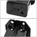 Front Bumper Cover Support Bracket For Honda Civic 2006-2011 Passenger Right Side Ho1067107 Polished Black Steel