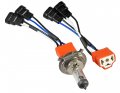 Autotechsalon One Pair 9006 9005 To H4 Headlight Bulb Conversion Ceramic Plug N Play Adapter Sockets 100w Jdm Edm 
