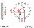 Jt Sprockets Jtf1127 14 14t Steel Front Sprocket 