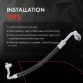A-premium A C Discharge Line Hose Assembly Compatible With Nissan Cube 2009-2010 L4 1 8l Compressor To Condenser