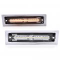 G-plus Lens Amber Led Front Side Marker Light White Compatible With 81-91 Chevy C10 C20 C30 Gmc Gm2550115 Gm2551107