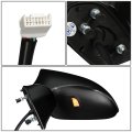 Auto Dynasty Lx1320146 Factory Style Driver Left Side Mirror Manual Folding Power Adjust Heated Glass Turn Signal Puddle Light