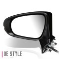 Auto Dynasty Lx1320146 Factory Style Driver Left Side Mirror Manual Folding Power Adjust Heated Glass Turn Signal Puddle Light