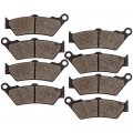 Niche Brake Pad Set For Harley-davidson Street 500 Bmw F650st K1600 Front Rear Organic 4 Pack