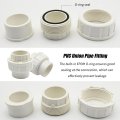 6 Pcs 3 4 In White Pvc Union Pipe Fitting Socket X Schedule 40 Epdm O Ring Coupling Adapter For Irrigation And Pool Cold Water
