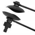 Tissting Motor Flusher Black Single Tube Round Head Strong Cleaning Power Universal Boat Muffs For Yacht Marine Accessories