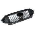 Front Bumper Grille Honeycomb Gloss Black Replacement For 2019-2022 Edge St Sport 4door