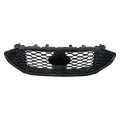Front Bumper Grille Honeycomb Gloss Black Replacement For 2019-2022 Edge St Sport 4door