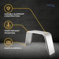 Recpro Trailer Flat Top Aluminum Fender Diamond And Smooth Design Smooth 9 X 36 18