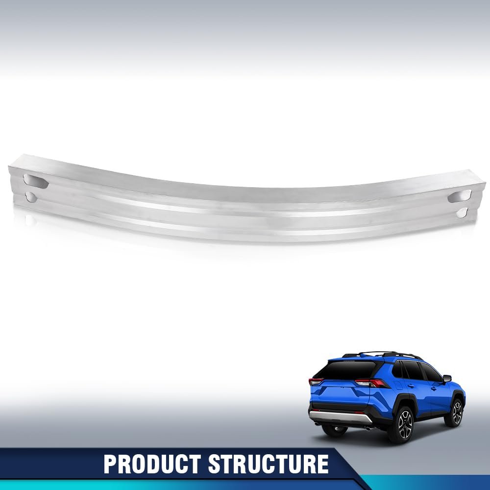 Rear Bumper Reinforcement Impact Face Bar For Toyota Rav4 Hybrid 2019-2024 Fit Venza 2021-2024 52171-0r060 521710r060 To1106234