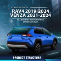 Rear Bumper Reinforcement Impact Face Bar For Toyota Rav4 Hybrid 2019-2024 Fit Venza 2021-2024 52171-0r060 521710r060 To1106234