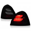 2004-2008 Pontiac Grand Prix Black Smoke Oled Neon Tube Premium Led Tail Light Housing Lamp Assembly Replacement Driver And 