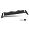 Window Deflector And Sun Visor For Flat Sided Recreational Vehicles 12 To 17 In Wide Smoky Polycarbonate Impact Resistant Outer