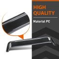 Window Deflector And Sun Visor For Flat Sided Recreational Vehicles 12 To 17 In Wide Smoky Polycarbonate Impact Resistant Outer