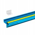 Powertec 71131v Aluminum Double T-track Fence Cap Kit Right To Left Adhesive Tape Measure And Plastic Insert 1 Set 