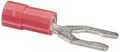 Vinyl Insulated Spade Terminal With Locking 22-18 Wire Size 10 Stud 331 Width 0 885 Length 