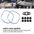 Valve Cover Gasket Set 126383 For 2004 2006 Pontiac Gto 5 7l 6 0l Gm Vortec Engine 4 8l 3l 6 6 2l Chevrolet Gmc Cadillac