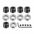 Uxcell 5pcs Bearings Accessory Kit Fit For 1 4 Shank Router Bit I D 2 Od Ball Bearing