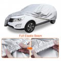 Uxcell Yl Silver Tone 170t Car Cover Outdoor Weather Waterproof Scratch Rain Snow Heat Resistant W Mirror Pocket