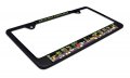 Marvin Black License Plate Frame